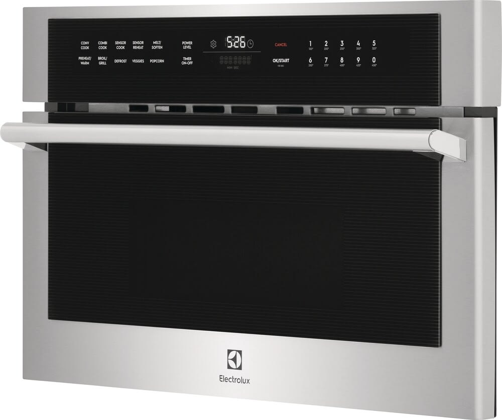 Electrolux EMBD3010AS 30 Inch Built In Microwave Oven with 1.6 cu. ft. Capacity 10 Power Levels Sensor Cooking Convection Cooking Drop Down Door Child Lock LED Light cUL Listed and UL Listed