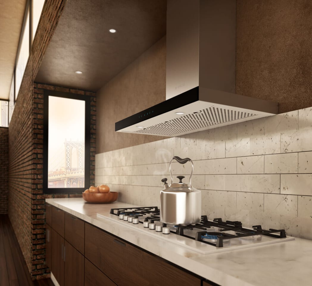 Elica EMZ630S3 Wall Mount Range Hood with 3-Speed + Booster, 600