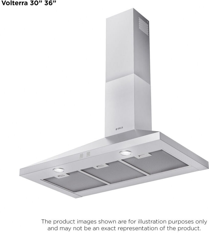 Elica EVL436S3 Wall Mount Range Hood with 4-Speed/400 CFM Blower