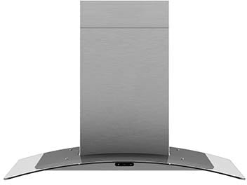 Broan EW4636SS Convertible Wall Mount Curved Glass Chimney Range