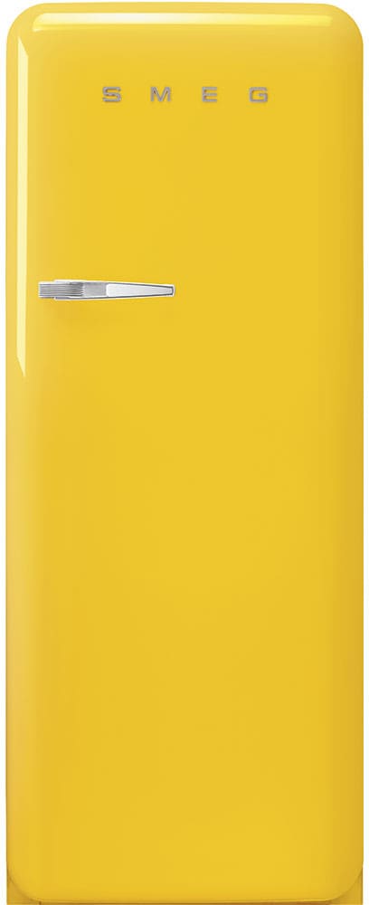 即納 SMEG 冷蔵庫 FAB28 イエロー Smeg FAB28URYW3 24 Inch Top Freezer Refrigerator with 9.92 cu. ft