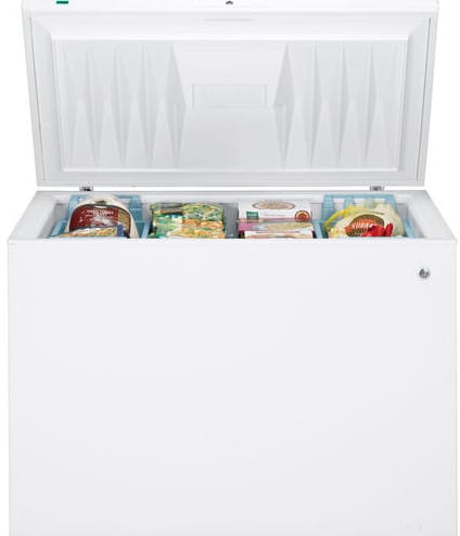 GE FCM15PUWW 14.8 cu. ft. Chest Freezer with 4 Lift-Out Sliding