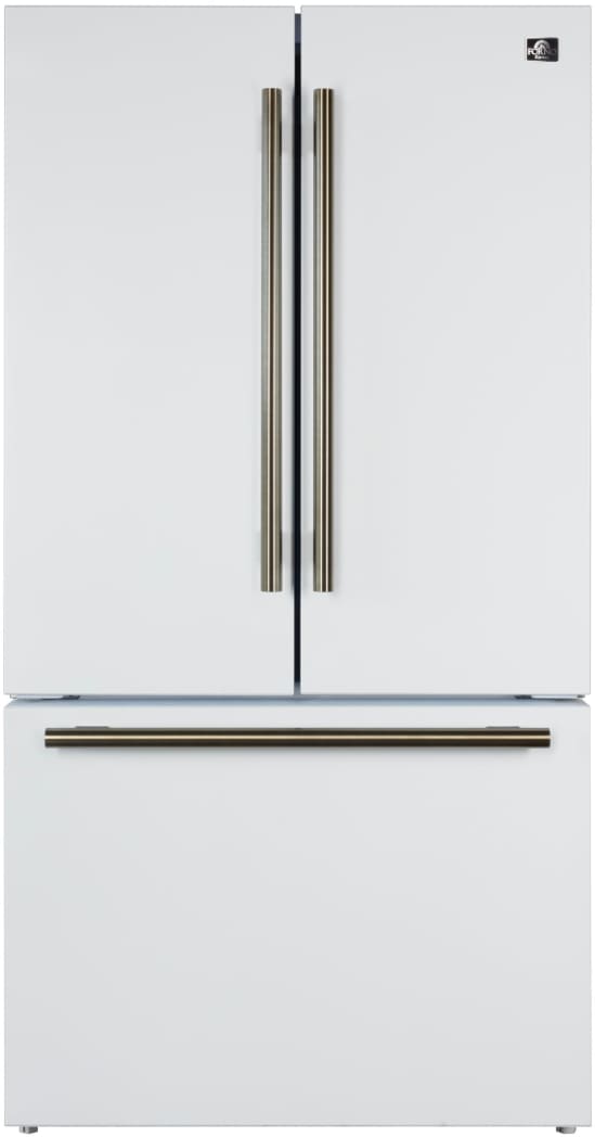 Forno FFFFD178336WHT 36 Inch Freestanding French Door Refrigerator