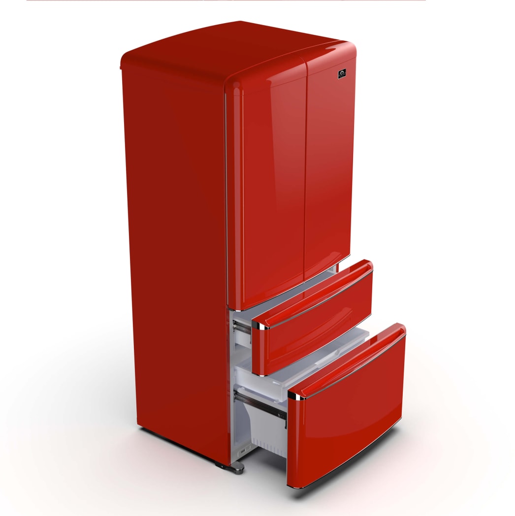 Forno FFFFD179133RED 33 Inch Freestanding 4-Door French Door