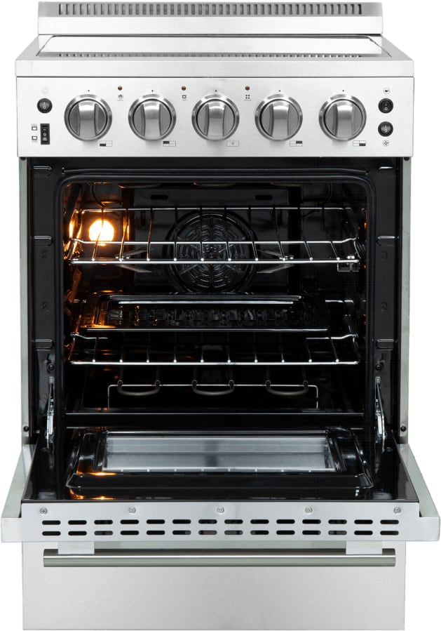 Forno FFSEL606924 24 Inch Freestanding Electric Range with 4 Forno FFSEL606924 24 Inch Freestanding Electric Range with 4