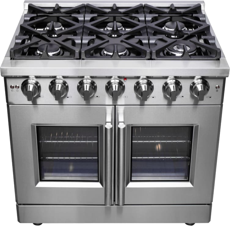 送料無料 通販 Forno FFSGS643936 Freestanding French Door Gas Range with その他
