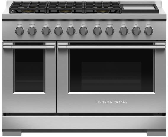ブランデー pgf KitchenAid 48 in. 6.3 cu. ft. Smart Double Oven Commercial