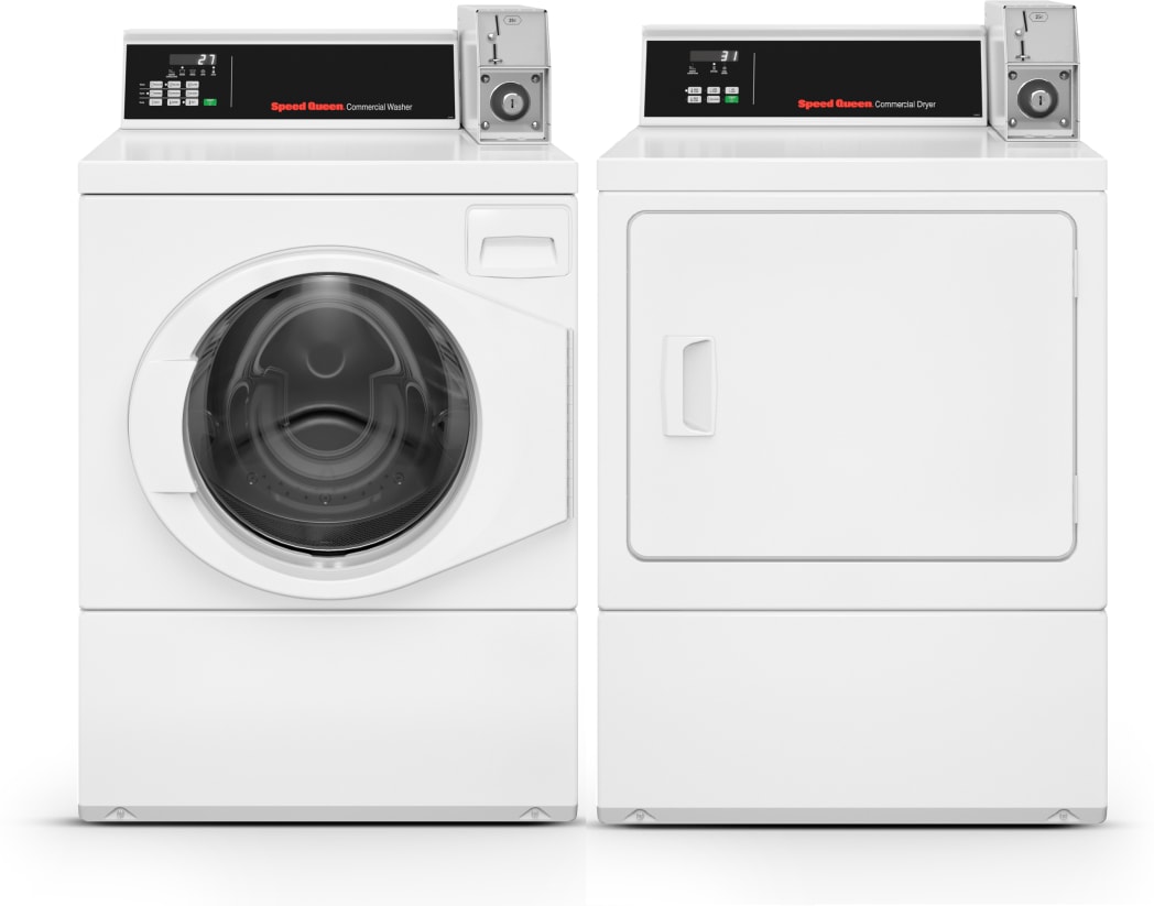 Speed Queen SPWADREW6001 Side-by-Side Washer & Dryer Set
