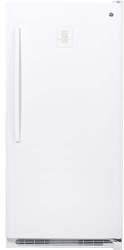 GE FUF20DHRWW 20.2 cu. ft. Upright Freezer with 4 Wire Shelves, 6
