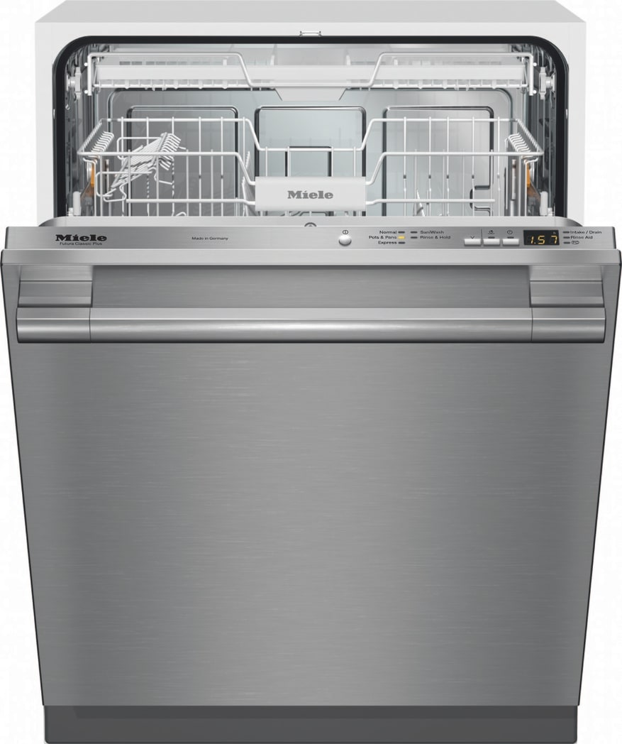 Miele G4975SCVISF Fully Integrated Dishwasher with 3rd Rack FlexiCare Plus Basket ComfortClose Door 16 Place Setting Capacity 5 Wash Cycles Delay Start Silence Rating of 46 dBA and ENERGY STAR Stainle...
