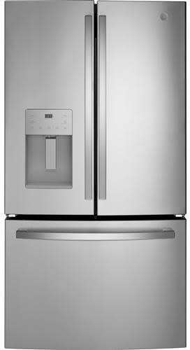 GE GFE26JYMFS 36 Inch French Door Refrigerator with 25.6 Cu. Ft