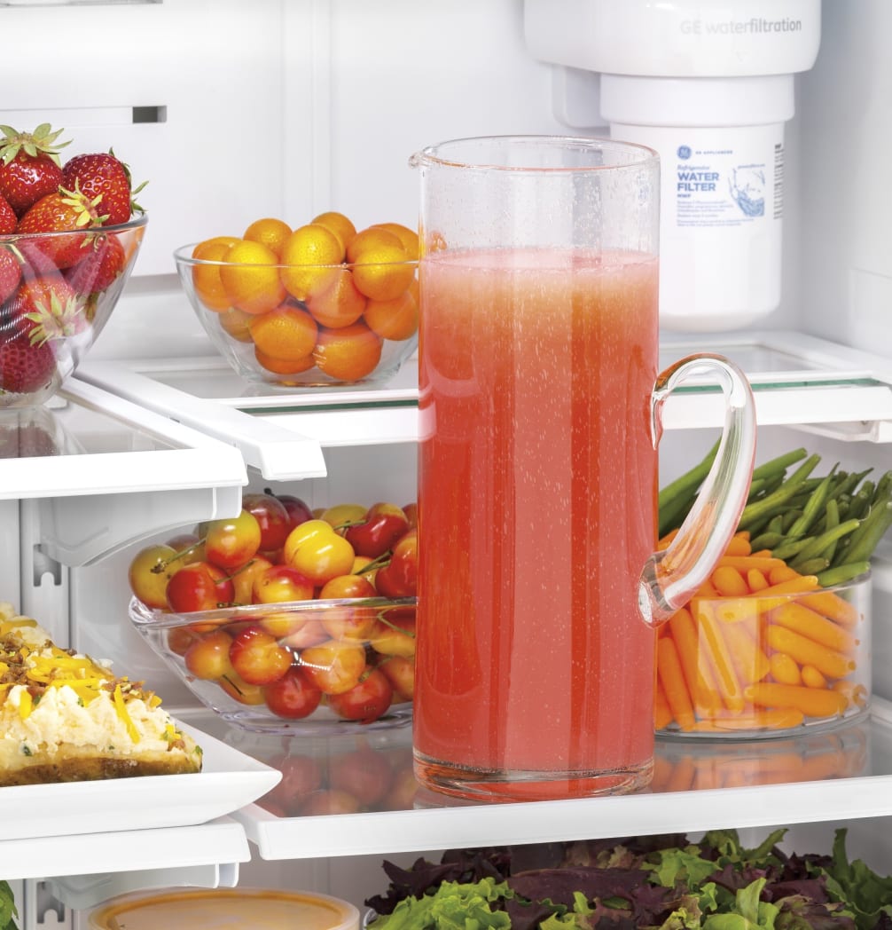 GE GYE18JYLFS 33 Inch Counter Depth French Door Refrigerator