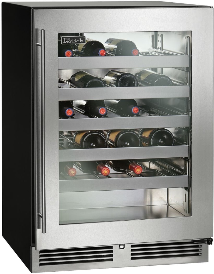 Perlick HA24WB43R 24 Inch Undercounter Wine Reserve with 32 Bottle