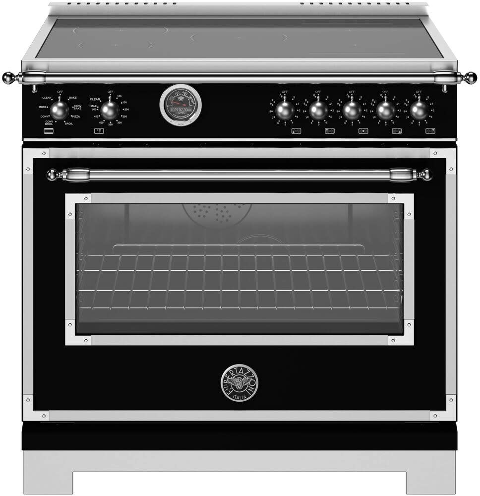 Bertazzoni HER365ICFEPNET 36 Inch Freestanding Induction Range