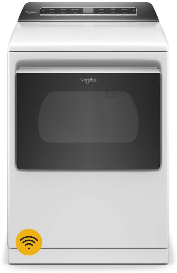 Whirlpool WGD8127LW 27 Inch Gas Smart Dryer with 7.4 cu. ft