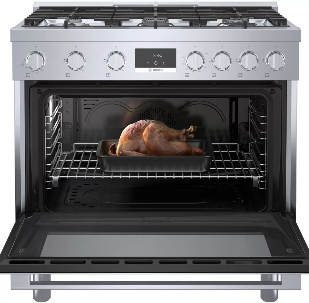 Bosch gas range 36 inch clearance