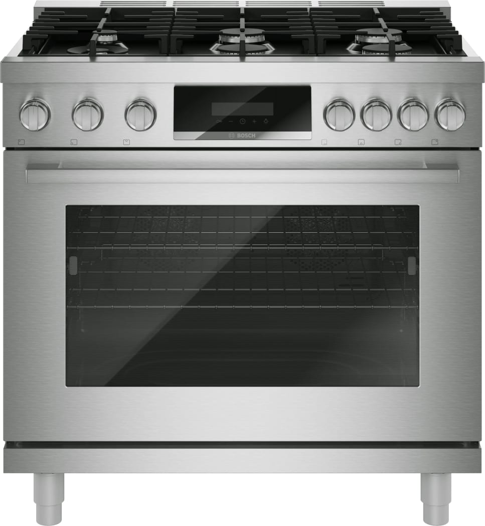 Bosch HGS8657UC 36 Inch Freestanding Gas Range with 6 Sealed