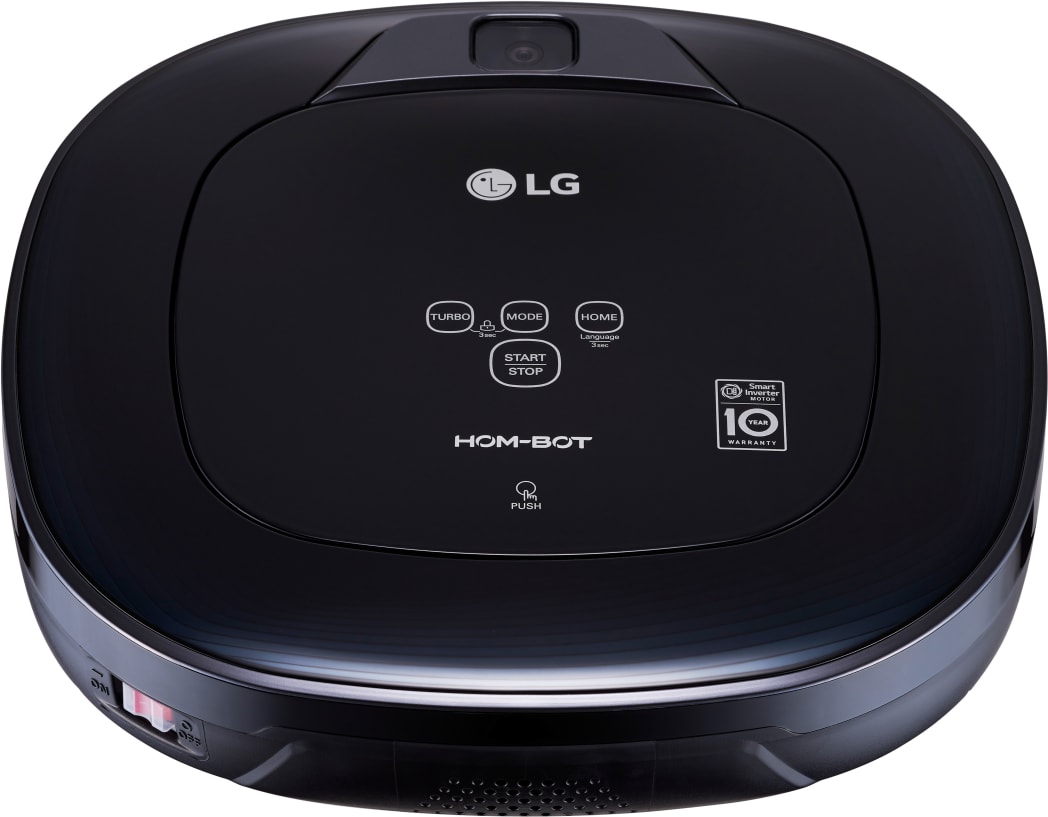 LG ロボット掃除機 HOM-BOT SQUARE ホームボット スクエア LG CR3465BB Hom-Bot Square Robotic Vacuum with Dual Eye 2.0