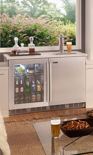 Perlick HP24TS41R1 24 Inch Built-in Beer Dispenser with 1 Quarter
