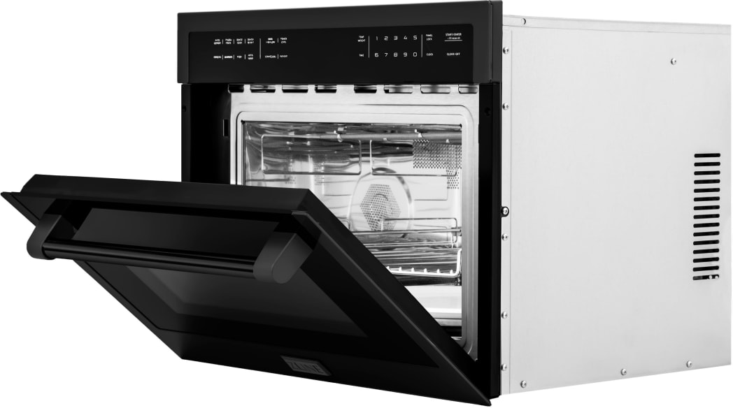 ZLINE MWO24BS 24 Inch Built-In Convection Microwave Oven with 1.6