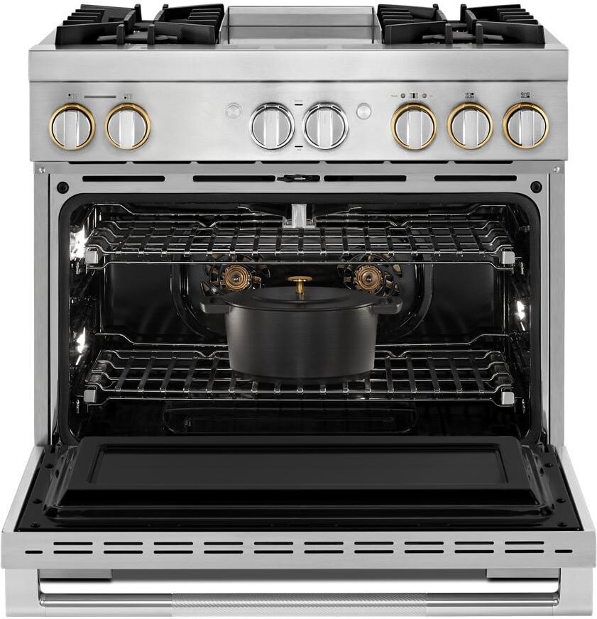 JennAir JDRP536HL 36 Inch Smart Dual Fuel Professional Range with