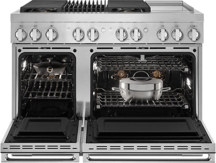 JennAir JDRP748HM 48 Inch Smart Dual Fuel Professional Range with
