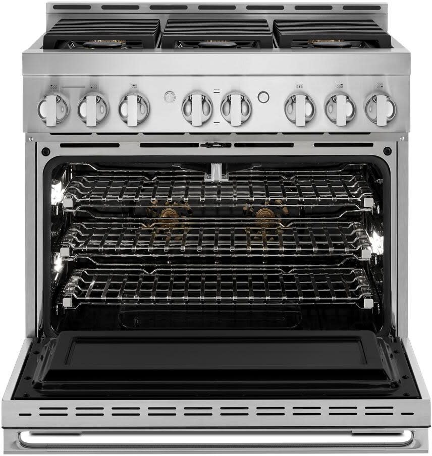 JennAir JGRP436HM 36 Inch Freestanding Pro-Style Gas Smart Range