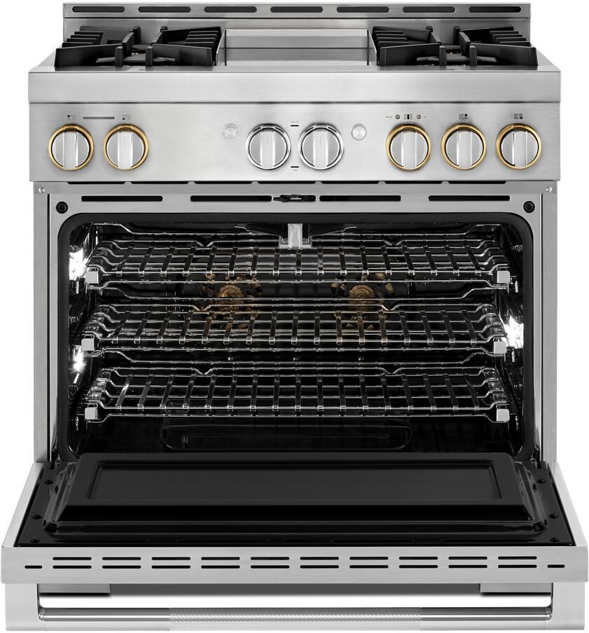 JennAir JGRP536HL 36 Inch Freestanding Smart Gas Range with 4