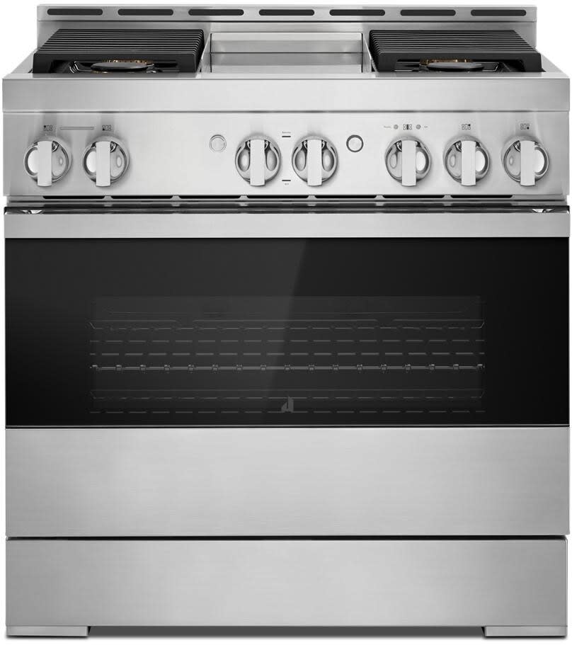 JennAir JGRP536HM 36 Inch Freestanding Smart Gas Range with 5.1 cu