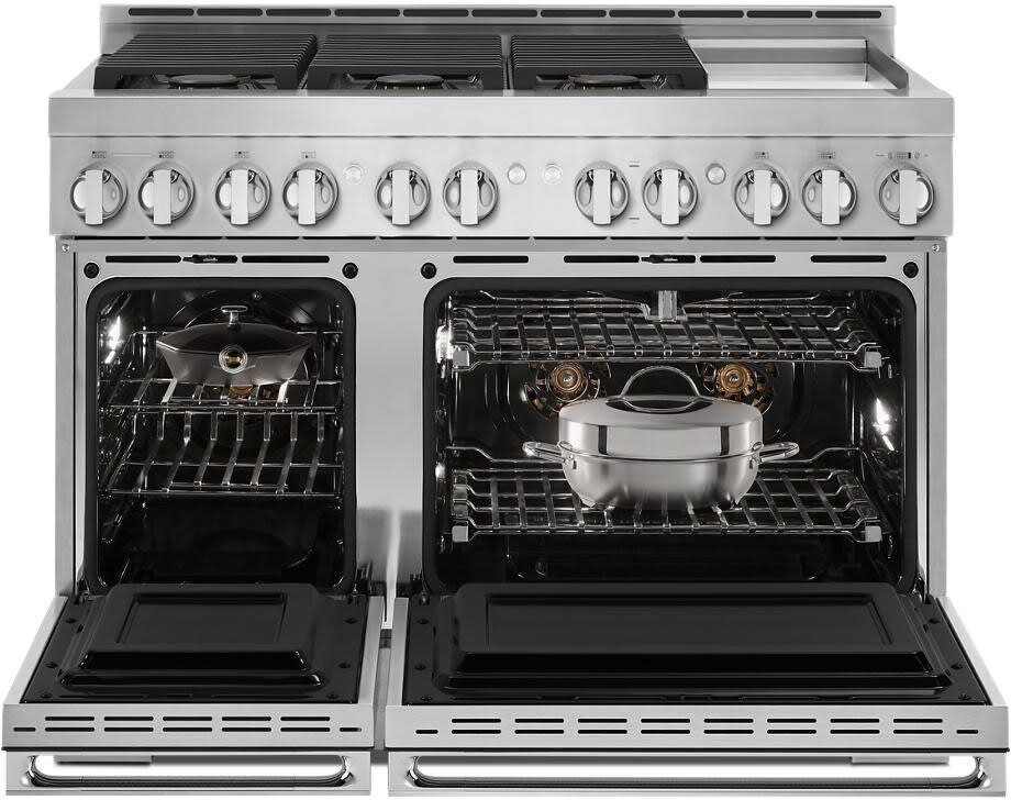 JennAir JGRP548HM 48 Inch Smart Pro-Style Gas Range with 6 Dual