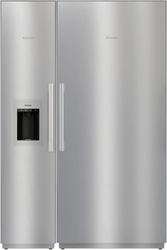 Miele MIREFFRSS12 Column Refrigerator Freezer Set with 36 Inch Refrigerator and 18 Inch Freezer in Stainless Steel