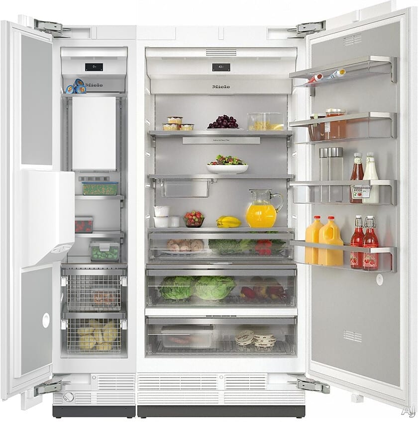 Miele MIREFFR18 Side-by-Side Column Set with 36 Inch Refrigerator