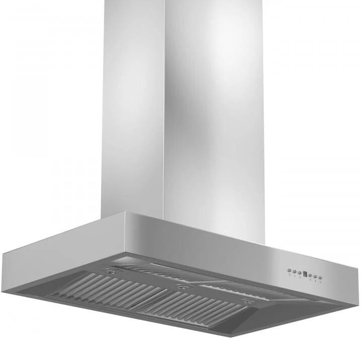 ZLINE KECOMI36 Island Mount Range Hood with 4 Speed 700 CFM Blower
