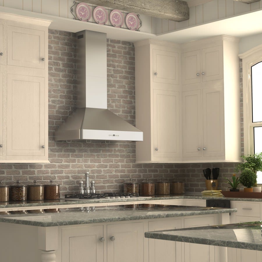 ZLINE KF236 Convertible Wall Mount Range Hood with 4-Speed 400 CFM