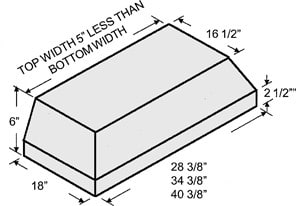 Vent-A-Hood KH40SLDSS Decorative Wall Hood Liner with 300 CFM