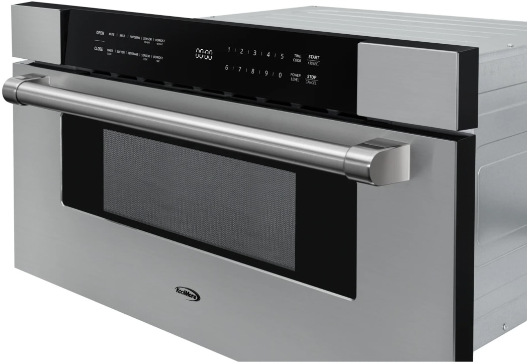 Koolmore KMMD30SS 30 Inch Built-In Microwave Drawer with 1.2 cu