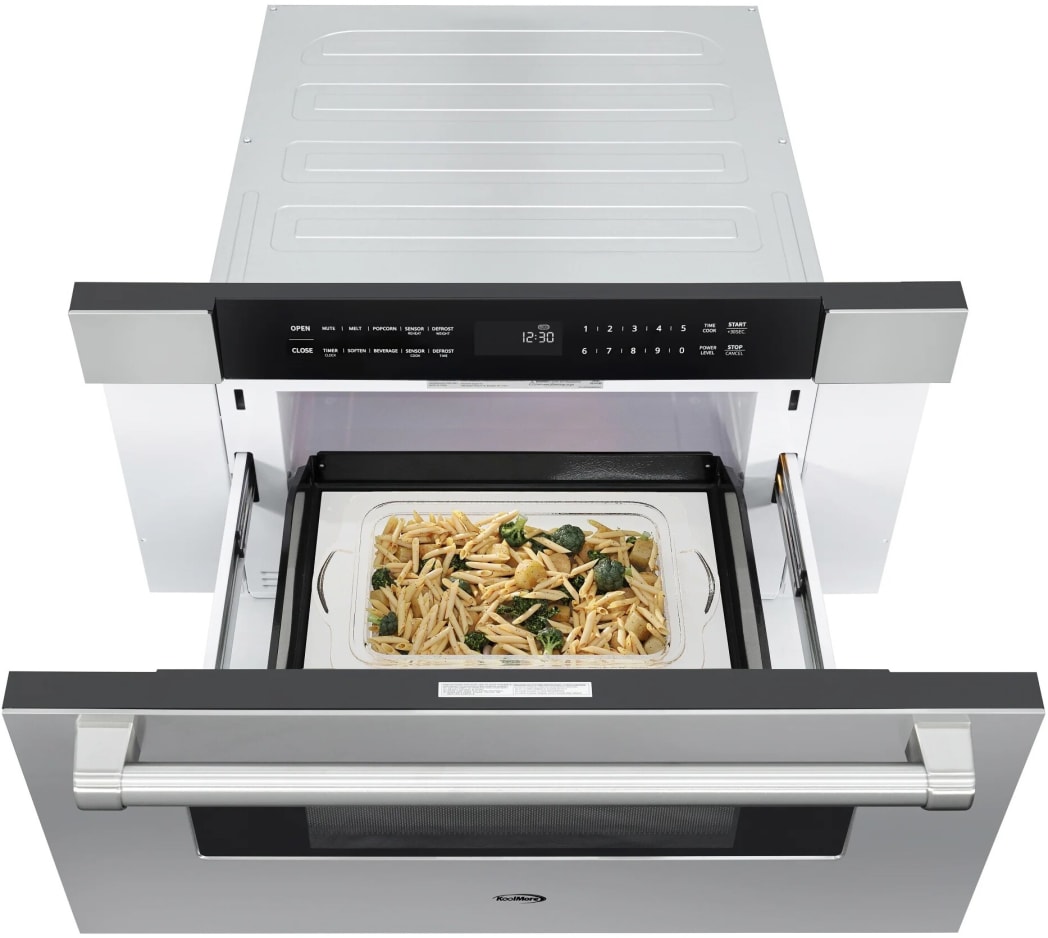 Koolmore KMMD30SS 30 Inch Built-In Microwave Drawer with 1.2 cu