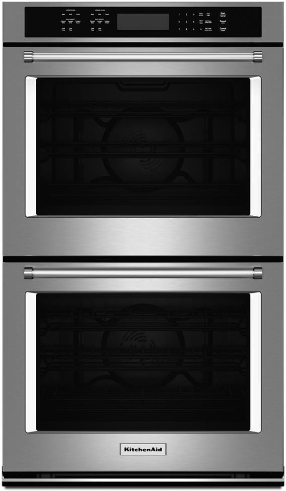 KitchenAid KODE507ESS 27 Inch Double Convection Electric Wall Oven