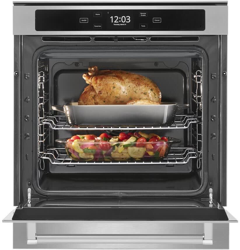 KitchenAid KOSC504PPS 24 Inch Single Convection Smart Electric