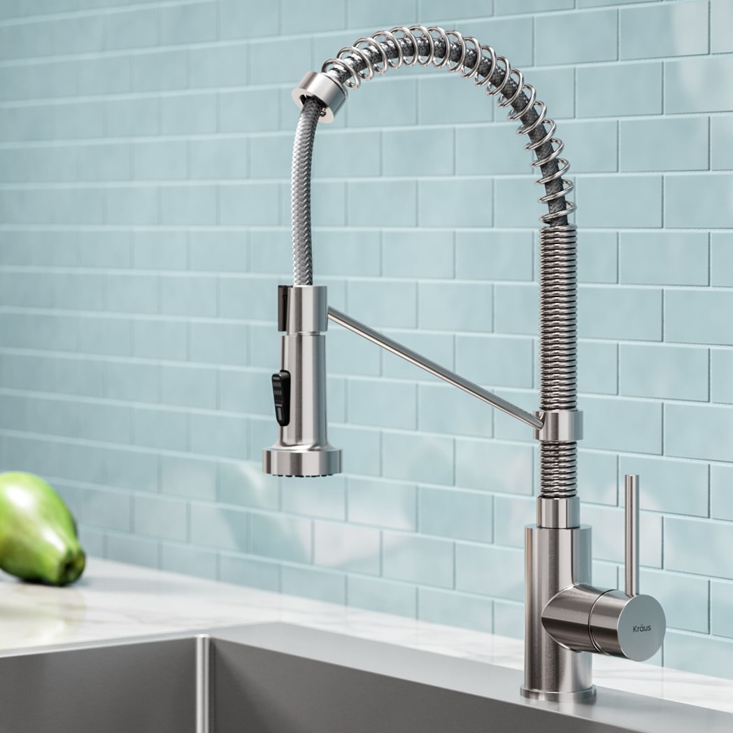 Kraus KPF1610SS Single Handle Pull Down Commercial Kitchen Faucet