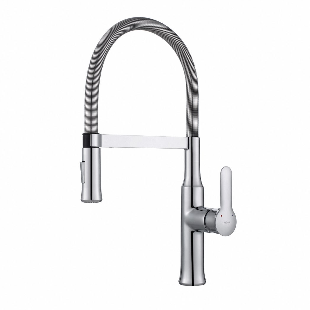Kraus KPF1640CH Single Handle Flex Commercial Style Kitchen Faucet