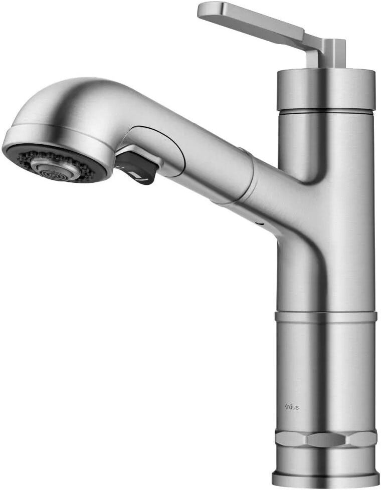 Kraus KPF4103SFS Single Handle Allyn™ Pull-Out Kitchen Faucet with