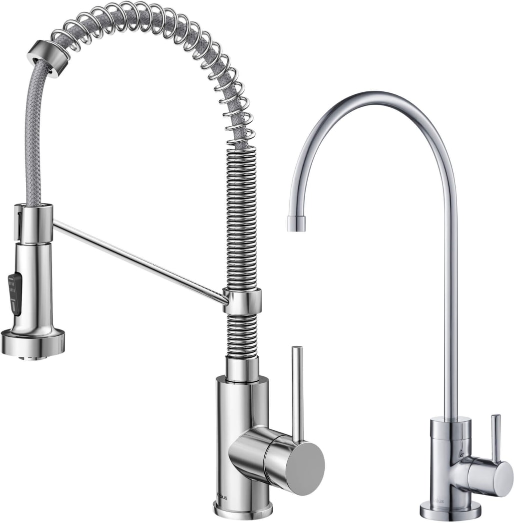 Kraus KPF1610FF100CH Single Handle Pull-Down Kitchen Faucet with