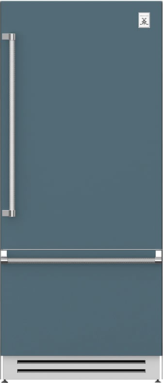 HIRAMEsan Hestan KRBR36GG 36 Inch Built-In Bottom Freezer Refrigerator with