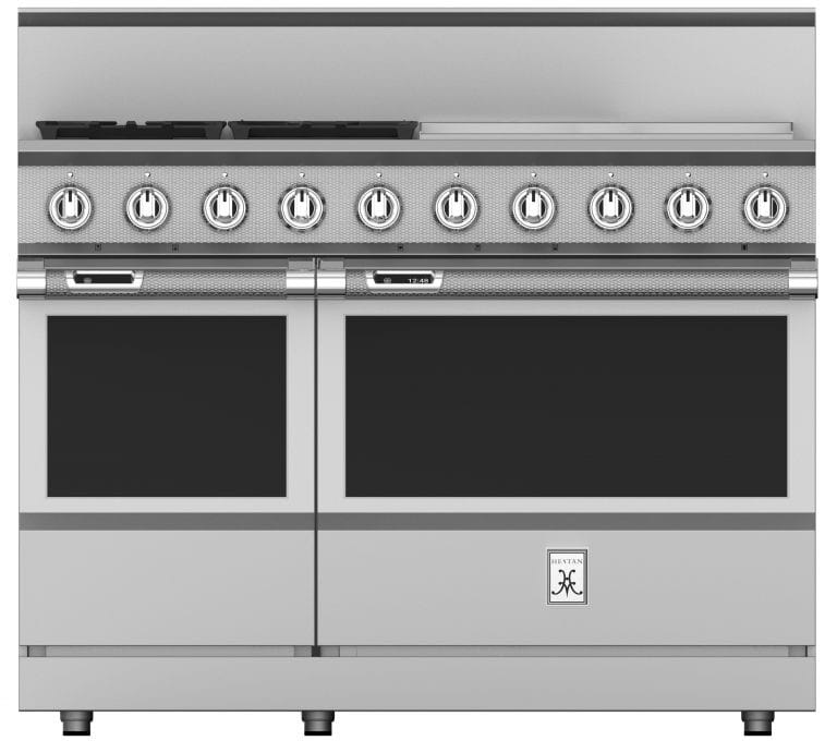 Hestan KRD484GDNG 48 Inch Freestanding Dual Fuel Range with 4