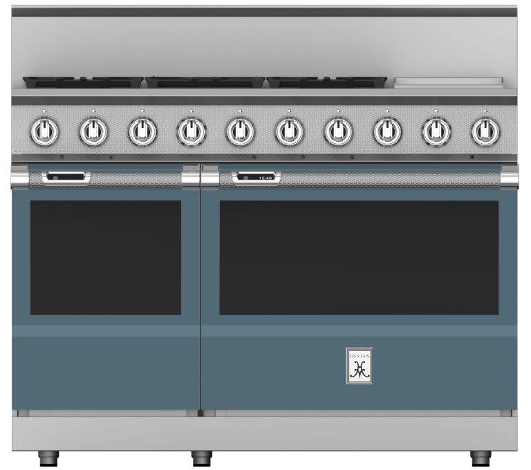Hestan KRD485GDNGGG 48 Inch Freestanding Dual Fuel Range with 5
