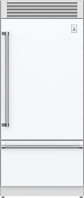 Hestan KRPR36WH 36 Inch Built-In Bottom Freezer Refrigerator with