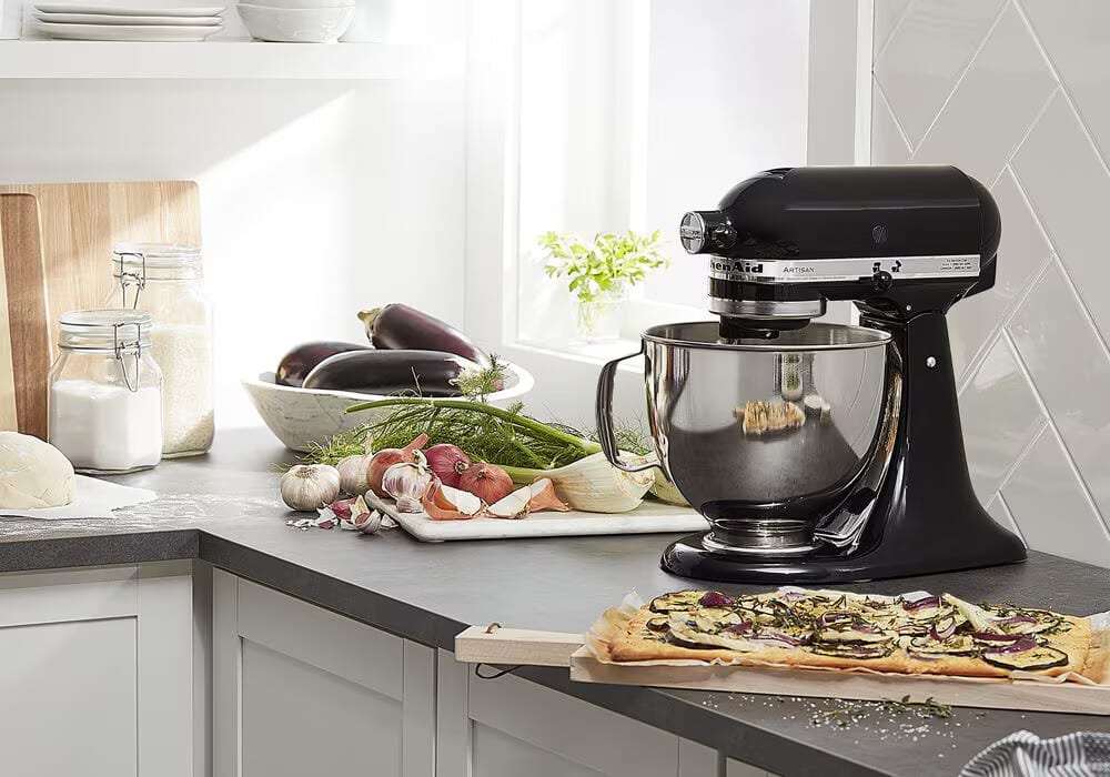 KitchenAid KSM150PSOB 5 Quart Tilt-Head Stand Mixer with 10 Speeds