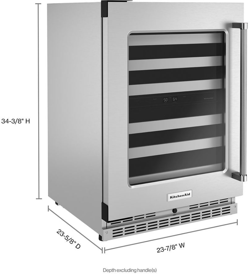 KitchenAid Wine Cellar (KUWL314KSS) - Stainless Steel