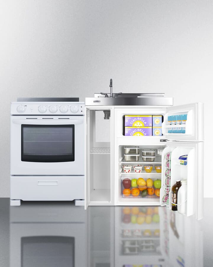 Summit ACK54ELSTW 54 Inch All-In-One Kitchenette with Electric